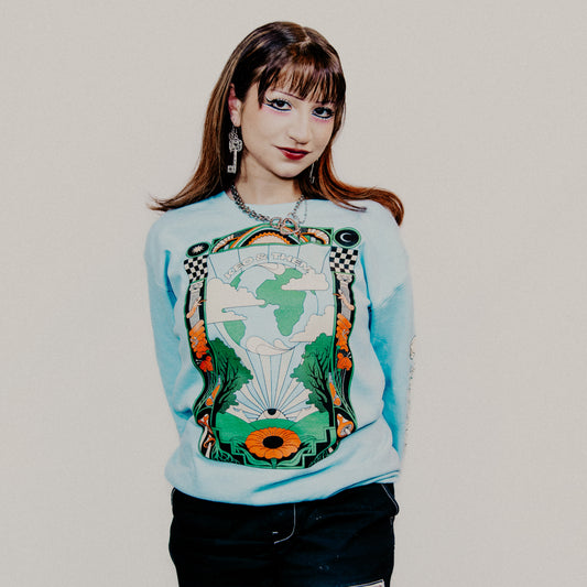Keo & Them Blue Crew Neck